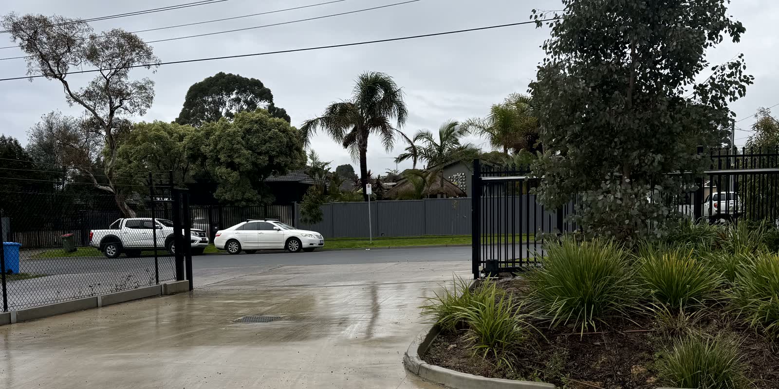 The secure gated entrance to our Waldheim Road yard in Bayswater